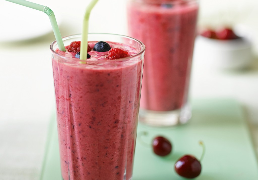 Smoothie de frutas vermelhas