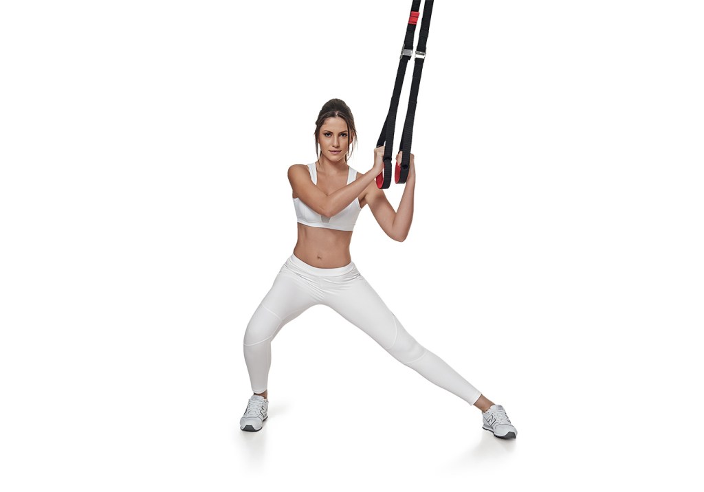 Treino com fita de suspensão para o corpo todo (de meia hora)