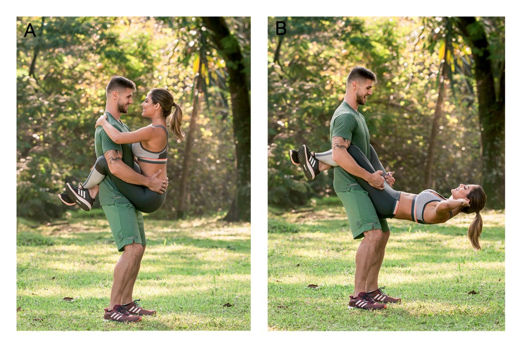 Treino Mahamudra para queimar muitas calorias com o parceiro
