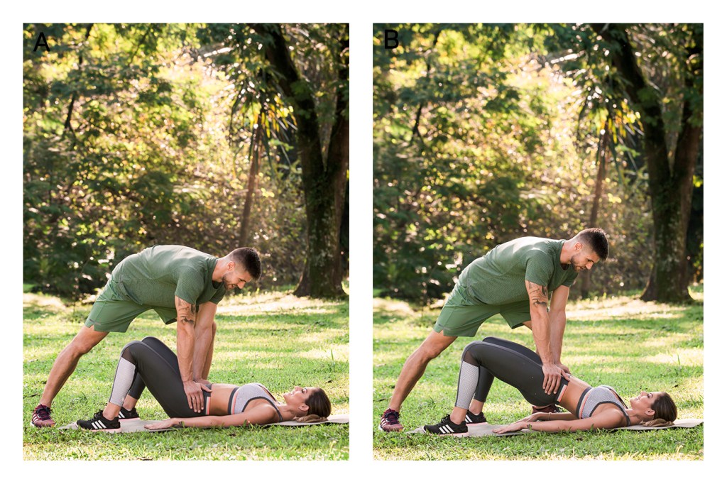 Treino Mahamudra para queimar muitas calorias com o parceiro