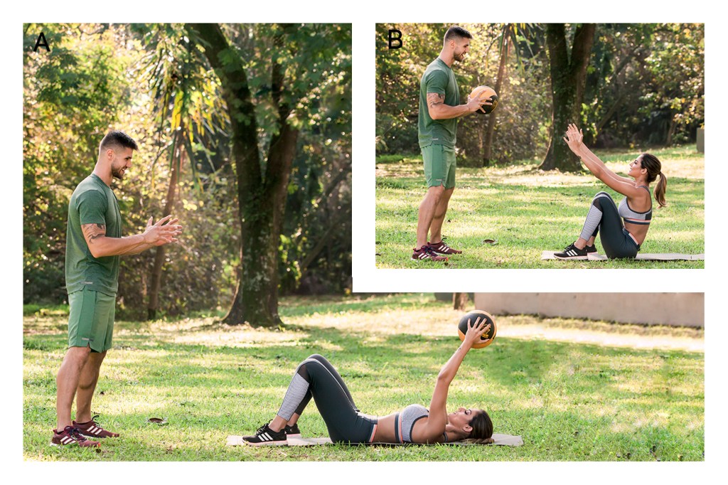 Treino Mahamudra para queimar muitas calorias com o parceiro