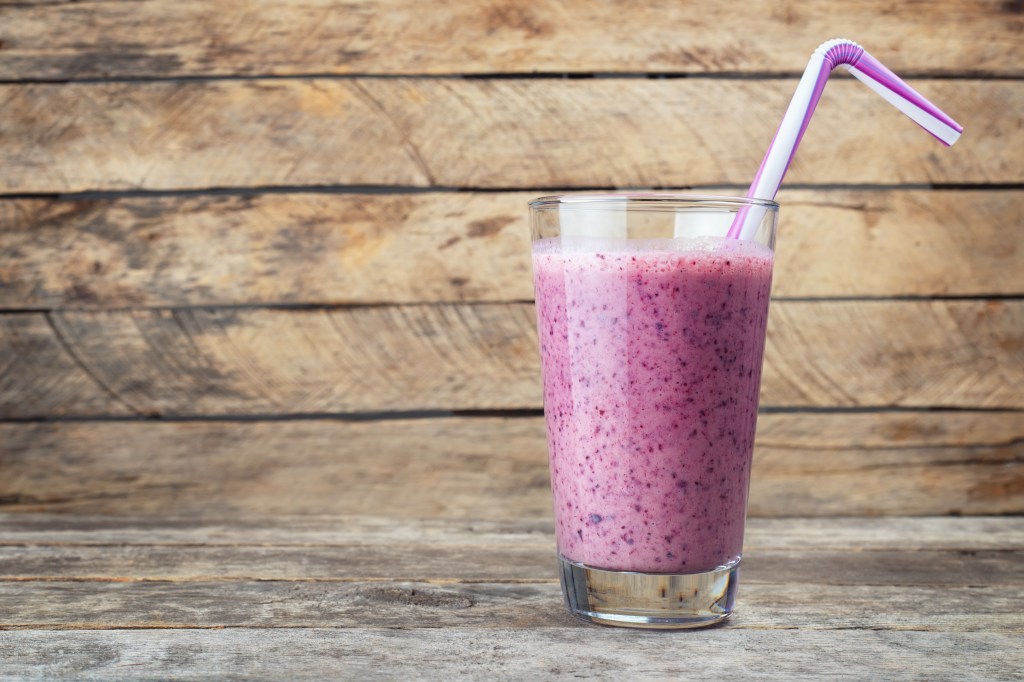 shake-roxo Receitas saudáveis para fazer em casa