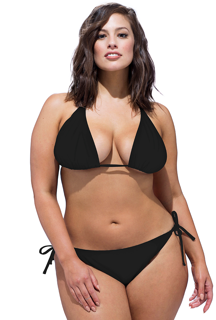 Ashley Graham lança biquínis para todos os tipos de corpos