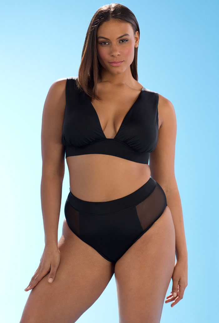 Ashley Graham lança biquínis para todos os tipos de corpos