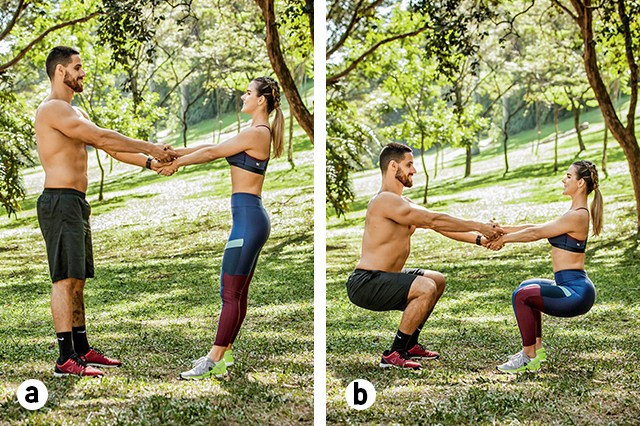 Treino para fazer em casal Treino de 25 minutos para fazer em dupla, acelerar o metabolismo e definir