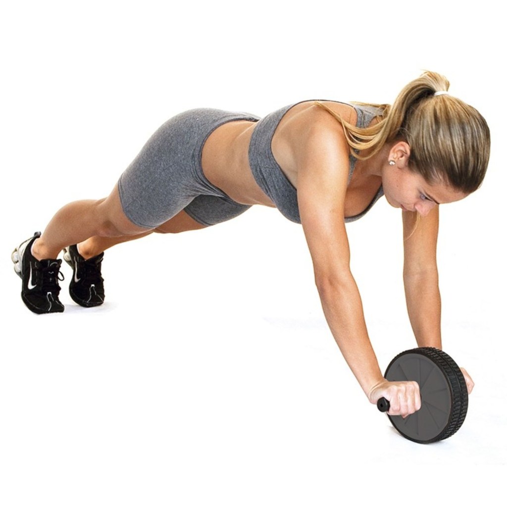 Roda De Exercícios Abdominais E Lombar Com Pega Anatômica Exercise Wheel Acte Sports T14 Roda abdominal, o equipamento que intensifica o treino de abdômen