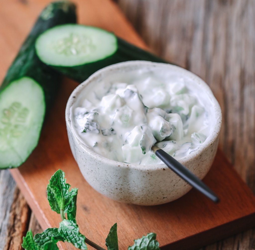 Tzatziki Receitas saudáveis para fazer em casa