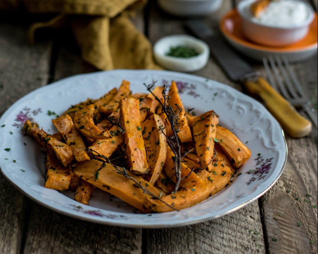 como cozinhar batata-doce