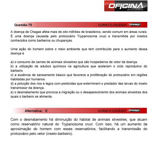 Enem 2012: correção da questão 75