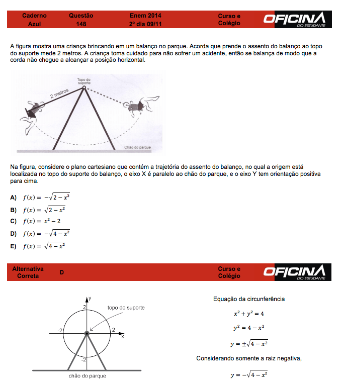 Enem 2014: correção da questão 148