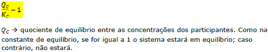 Cinética química e Equilíbrios químicos