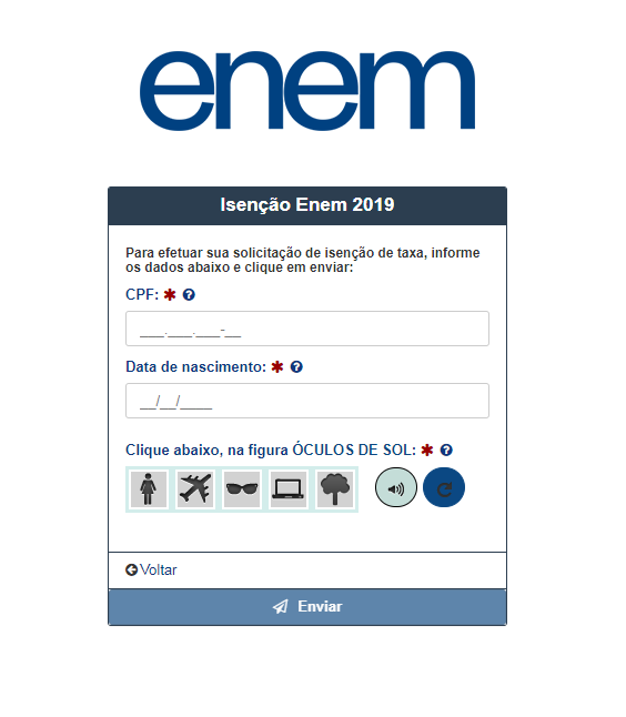 isenção enem 1 Passo a passo para solicitar isenção de taxa de inscrição do Enem 2019