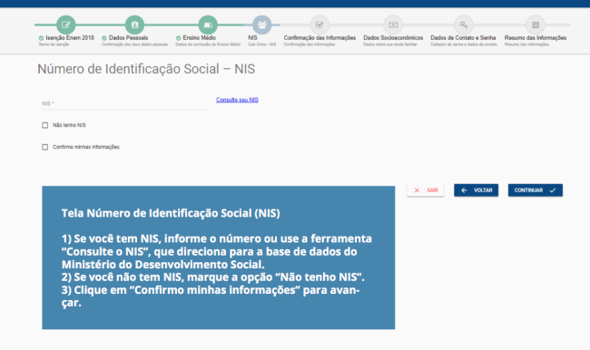 Passo a passo para solicitar isenção de taxa de inscrição do Enem 2019