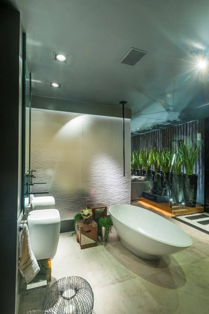 Detalhes r&uacute;sticos e contempor&acirc;neos se mesclam em espa&ccedil;o da Casa Cor SC