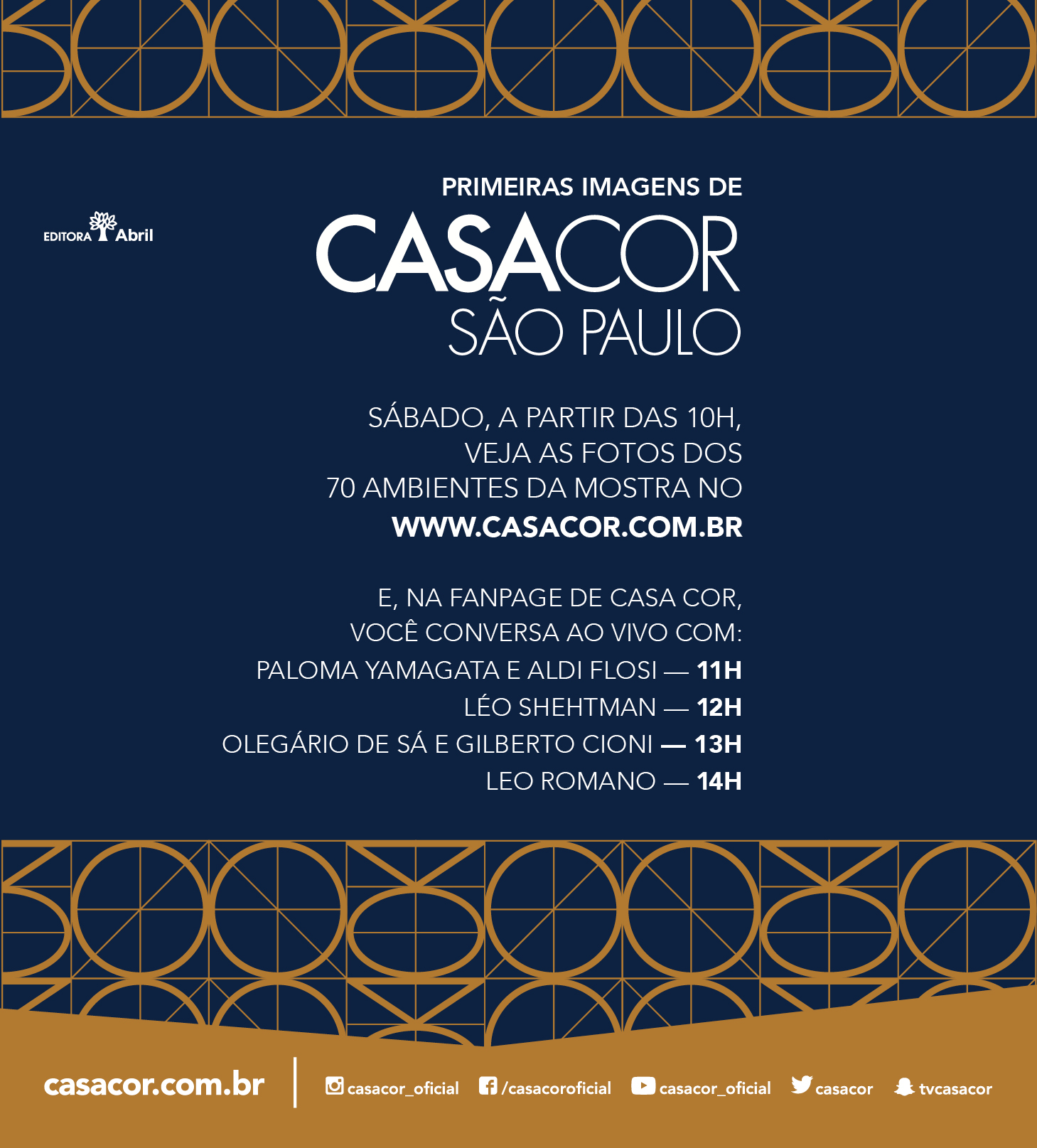 Acompanhe as primeira imagens da CASACOR SP 2016!