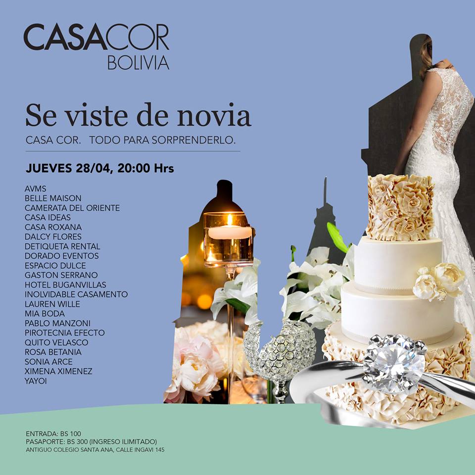 Capela da CASA COR Bolívia abre suas portas para desfile de noivas!