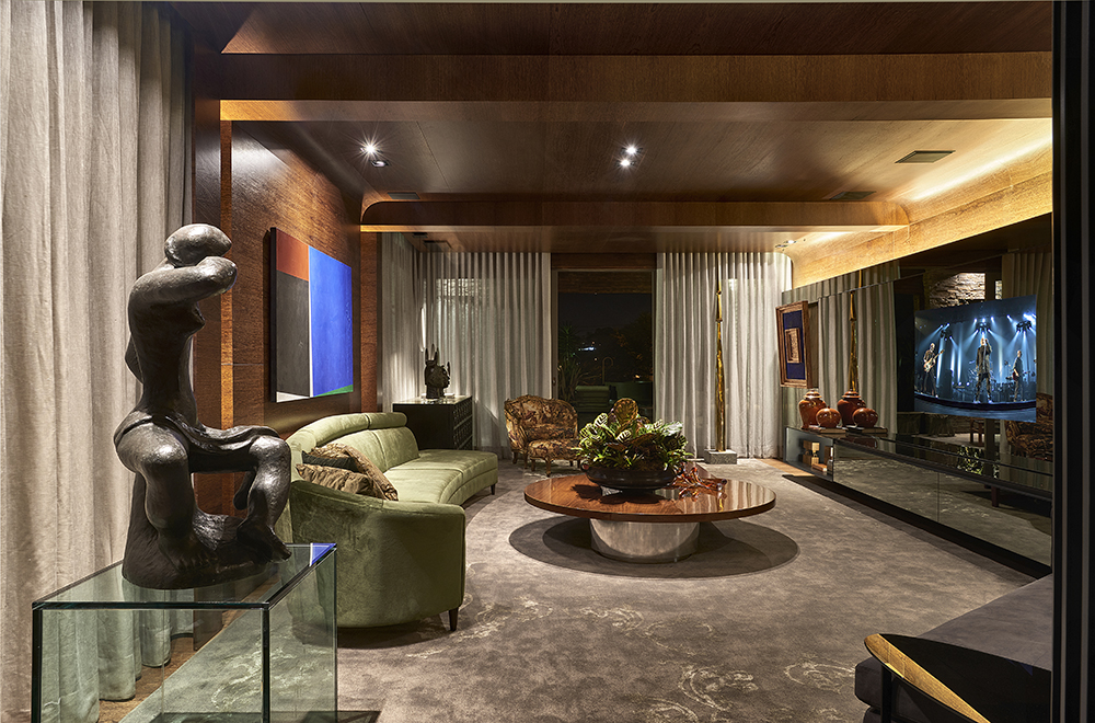 CASA COR Minas 2015: Uma sala marcada pela diversisdade de texturas