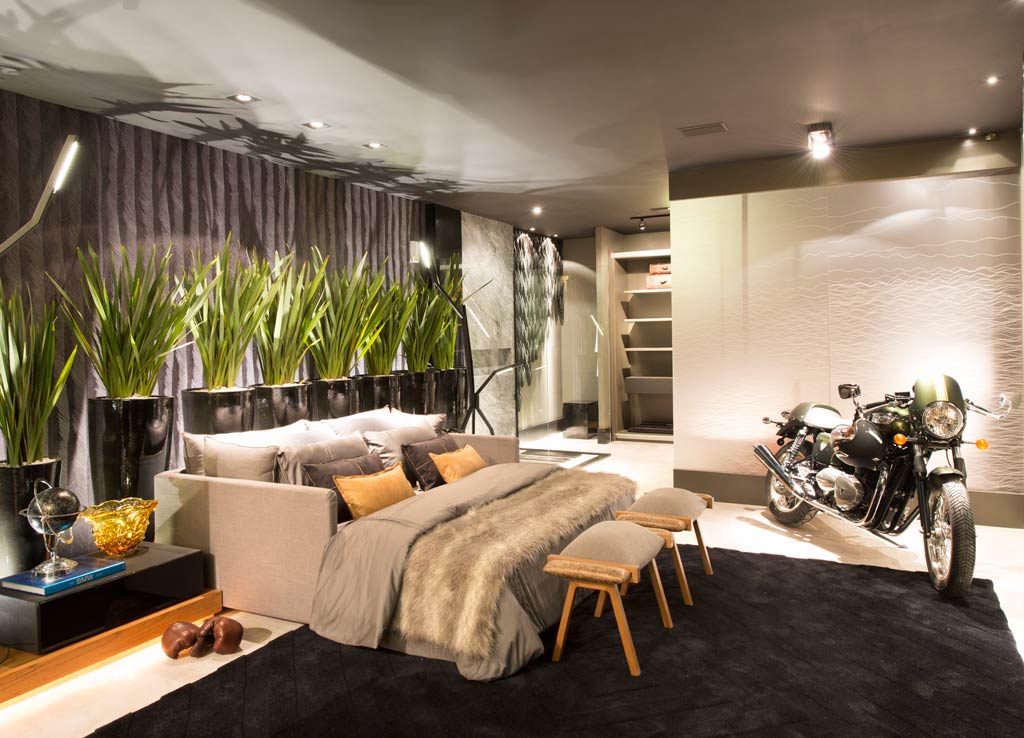 Detalhes rústicos e contemporâneos se mesclam em espaço da Casa Cor SC