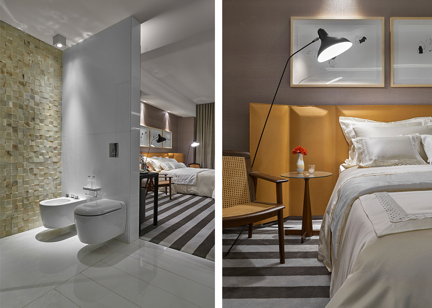 CASA COR Minas: Su&iacute;te com parede de vidro e vegeta&ccedil;&atilde;o brasileira