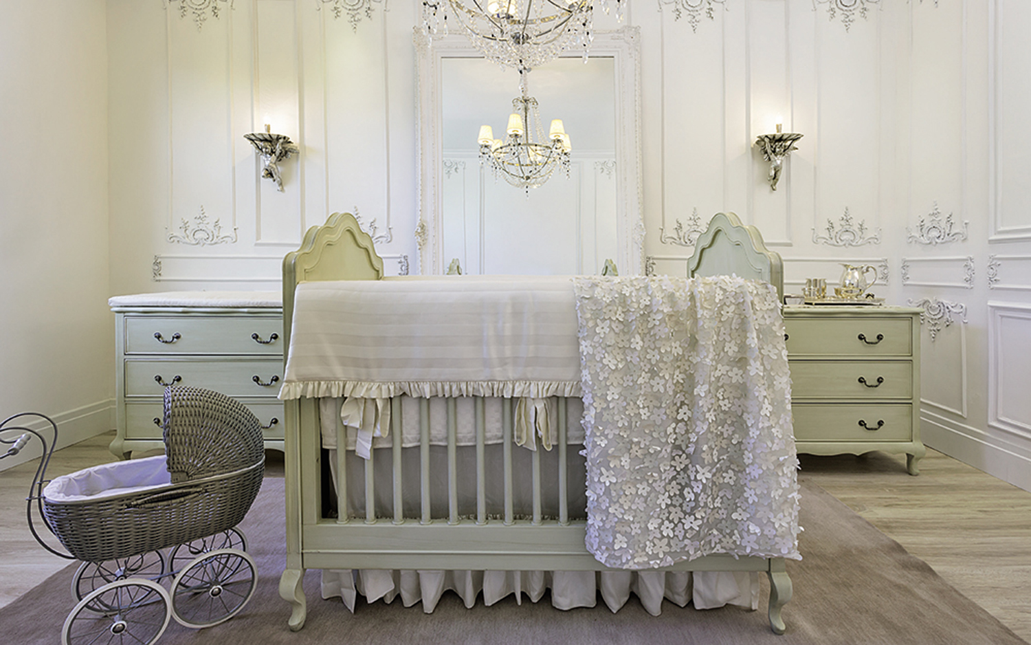 CASA COR SP: Um quarto de beb&ecirc; inspirado no Pal&aacute;cio de Versalhes