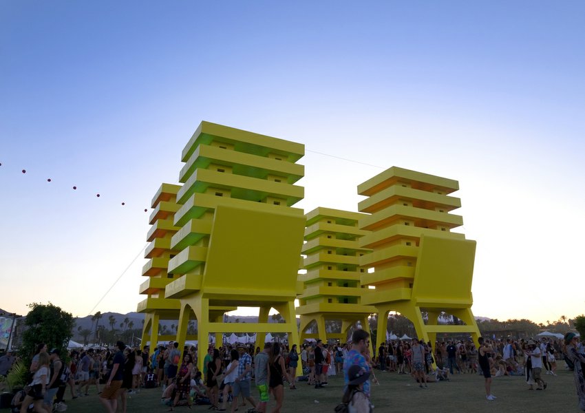 As melhores instala&ccedil;&otilde;es arquitet&ocirc;nicas do Coachella 2016