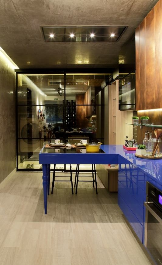 CASACOR AL 2015: Ambiente integrado por cobogó e porta de correr
