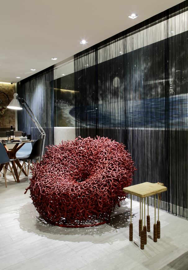 CASACOR AL 2015: Ambiente integrado por cobog&oacute; e porta de correr