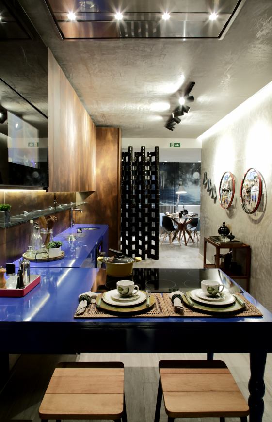 CASACOR AL 2015: Ambiente integrado por cobogó e porta de correr