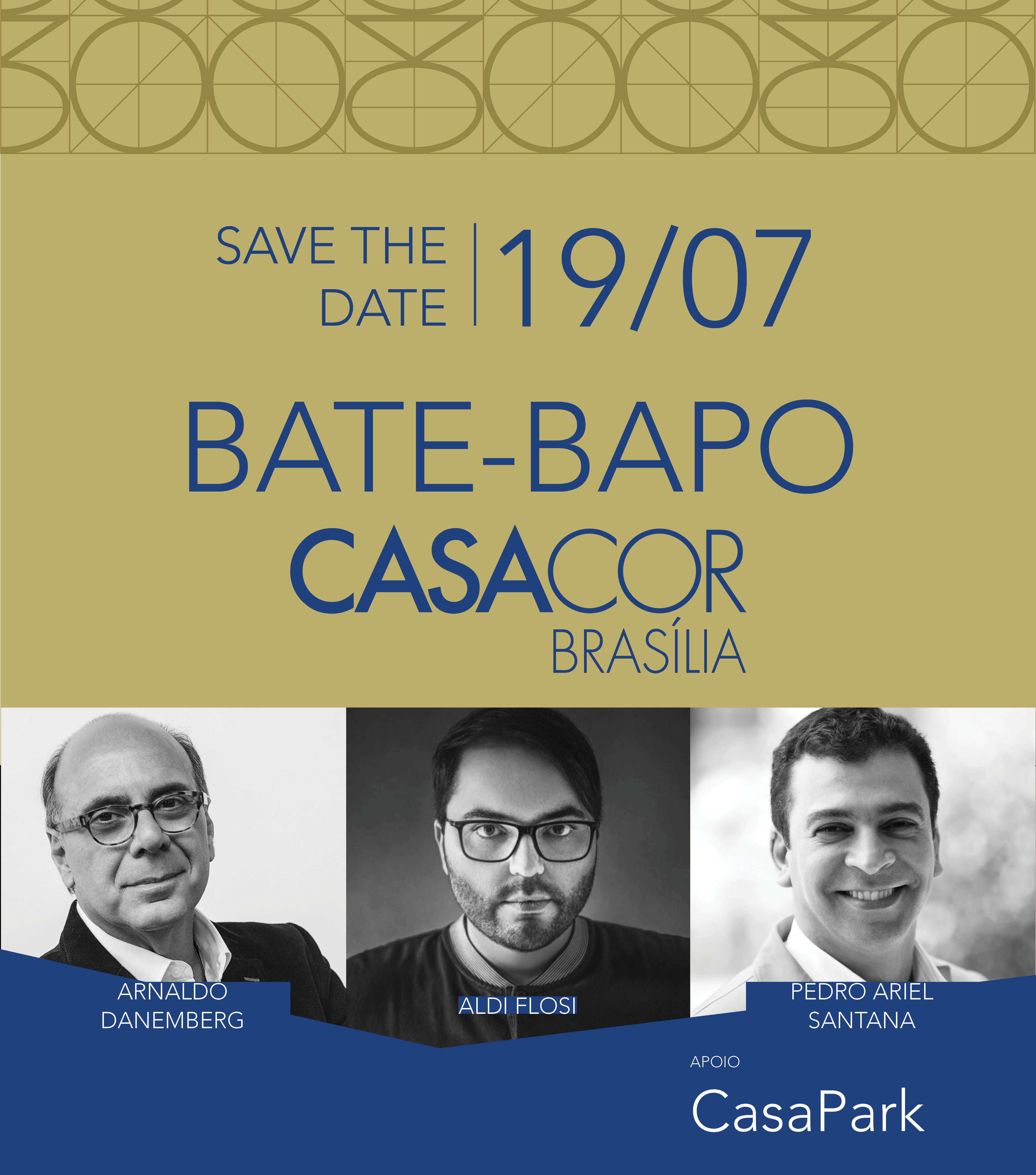 CASACOR Bras&iacute;lia: Aldi Flosi, Arnaldo Danemberg e Pedro Ariel