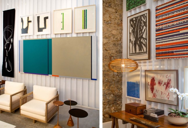 Materiais brutos são usados na decoração de espaços da CASACOR Rio