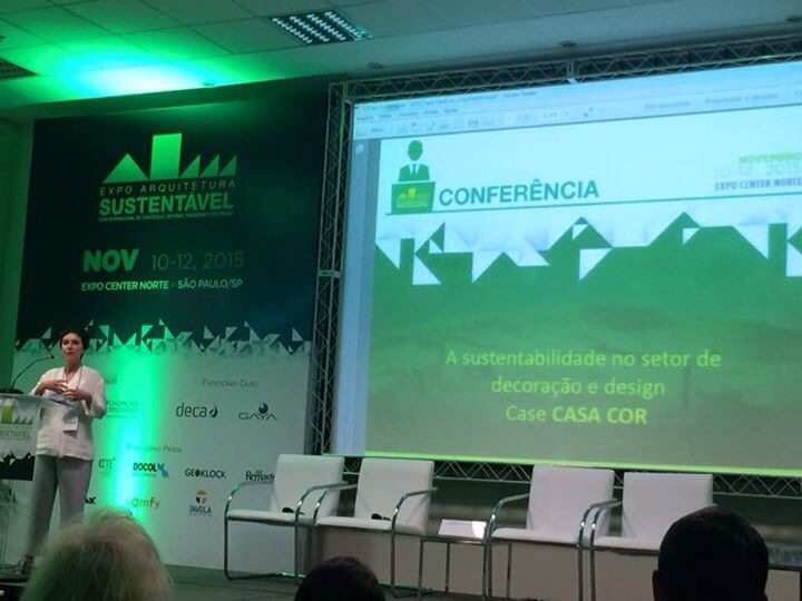L&iacute;via Pedreira participa de palestra sobre Arquitetura Sustent&aacute;vel