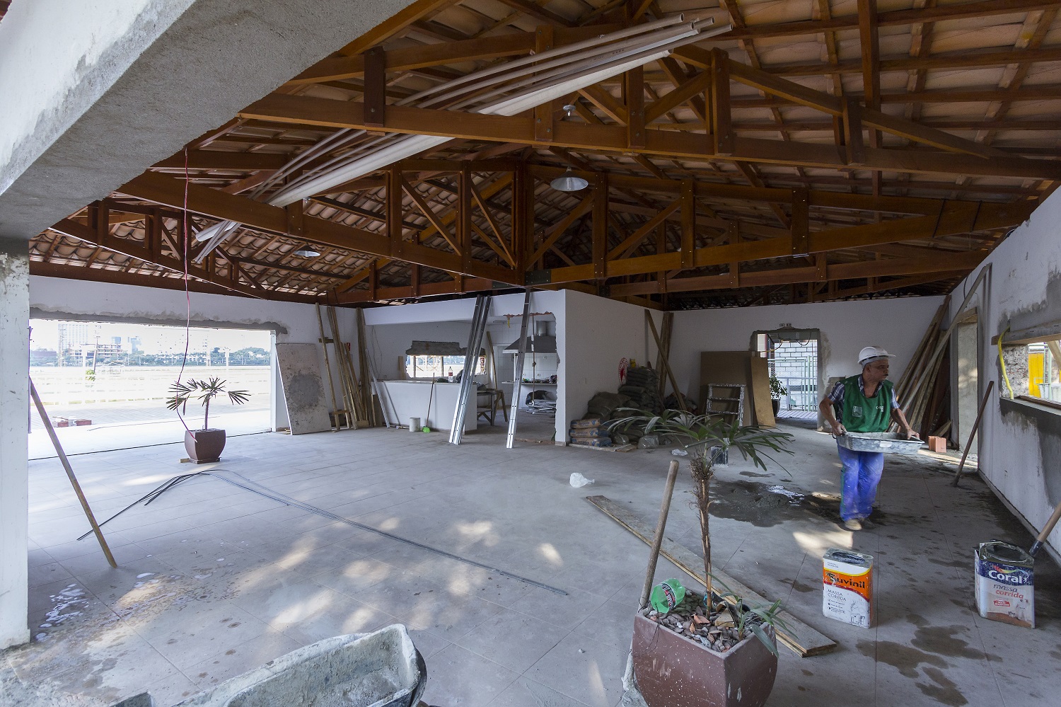 Restauro do Restaurante no Jockey mant&eacute;m suas estruturas e hist&oacute;ria!
