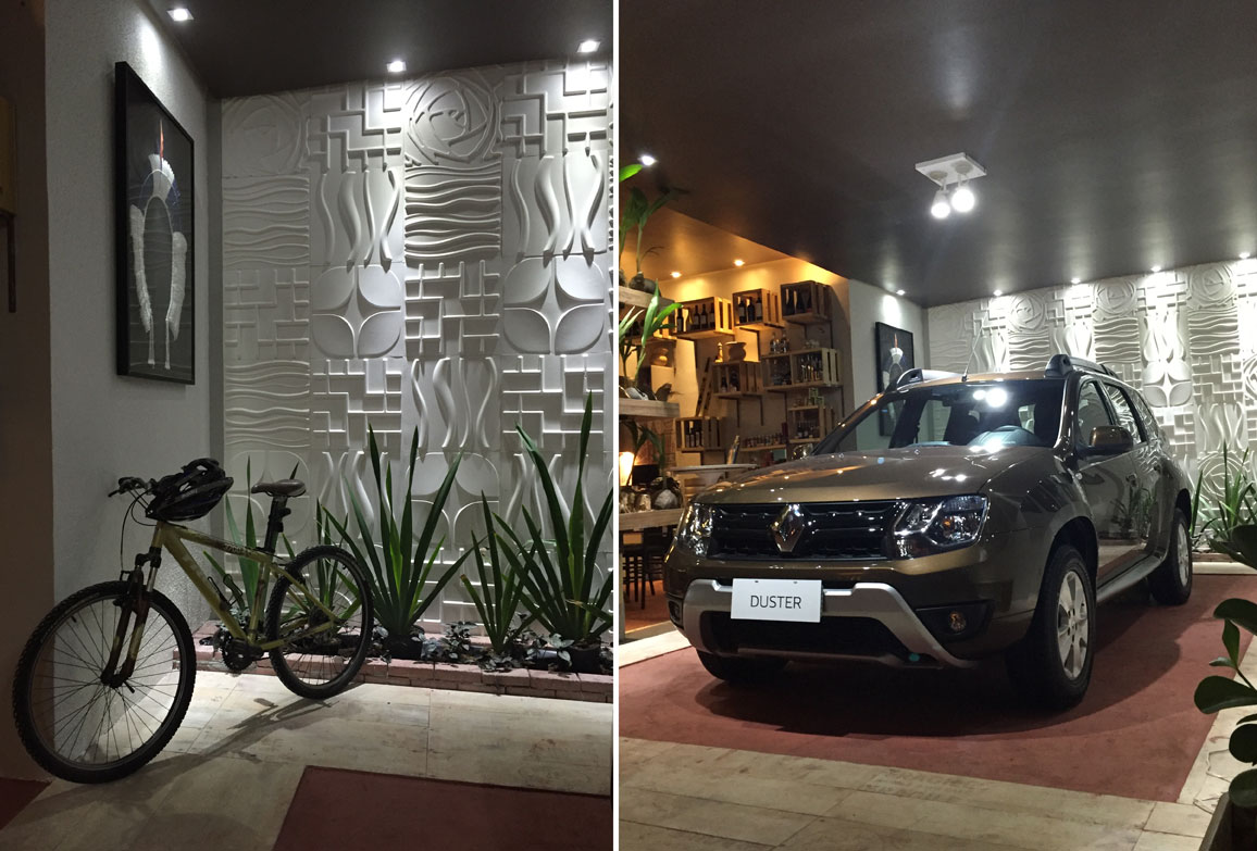 Garagem integrada a restaurante une aventura e sustentabilidade