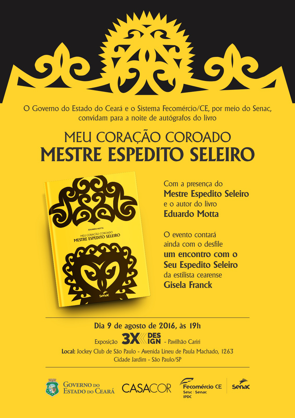 Senac promove noite de aut&oacute;grafos na CASA COR 3XDESIGN