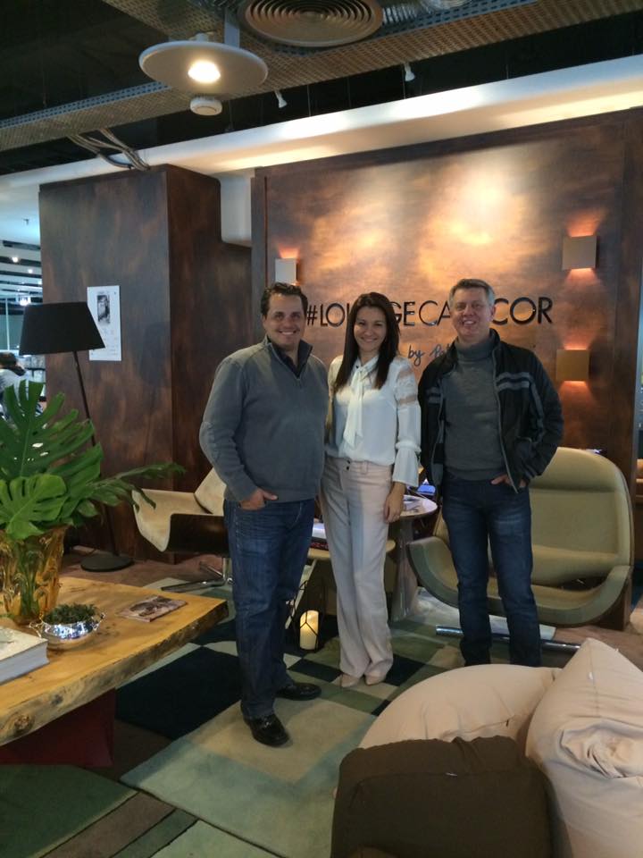 Patricia Pasquini recebe convidados no Lounge CASACOR