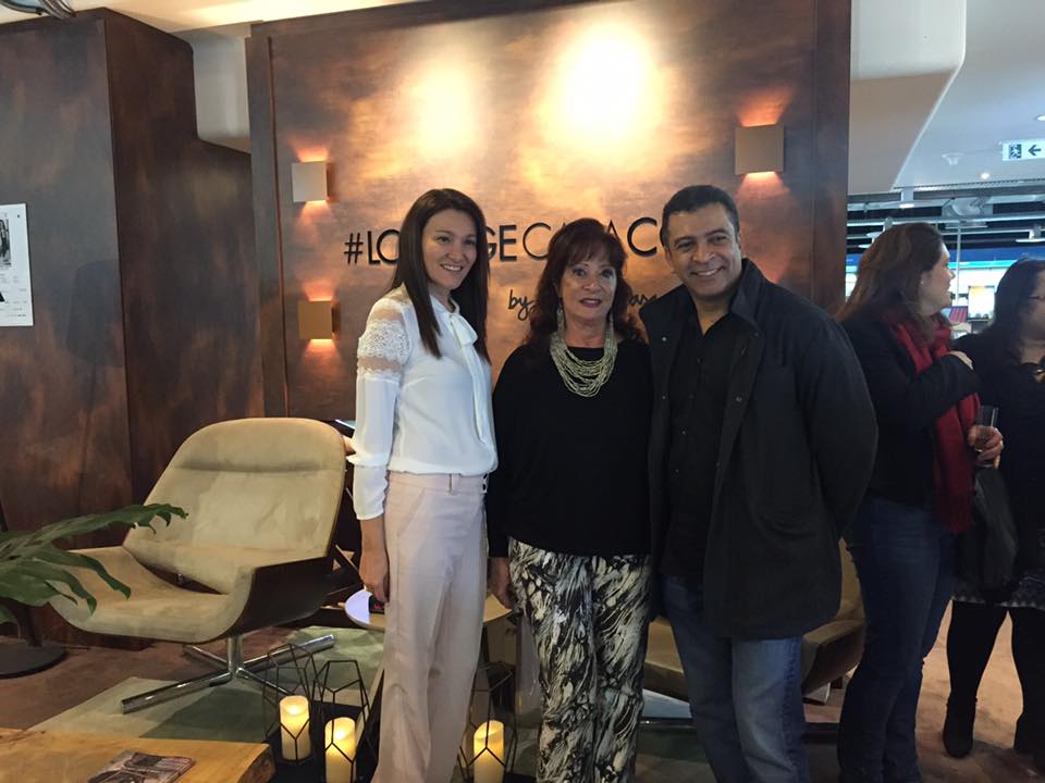 Patricia Pasquini recebe convidados no Lounge CASACOR