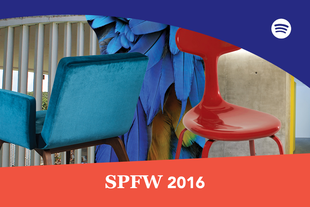 Ou&ccedil;a a playlist do SPFW 2016 no Spotify de CASA COR
