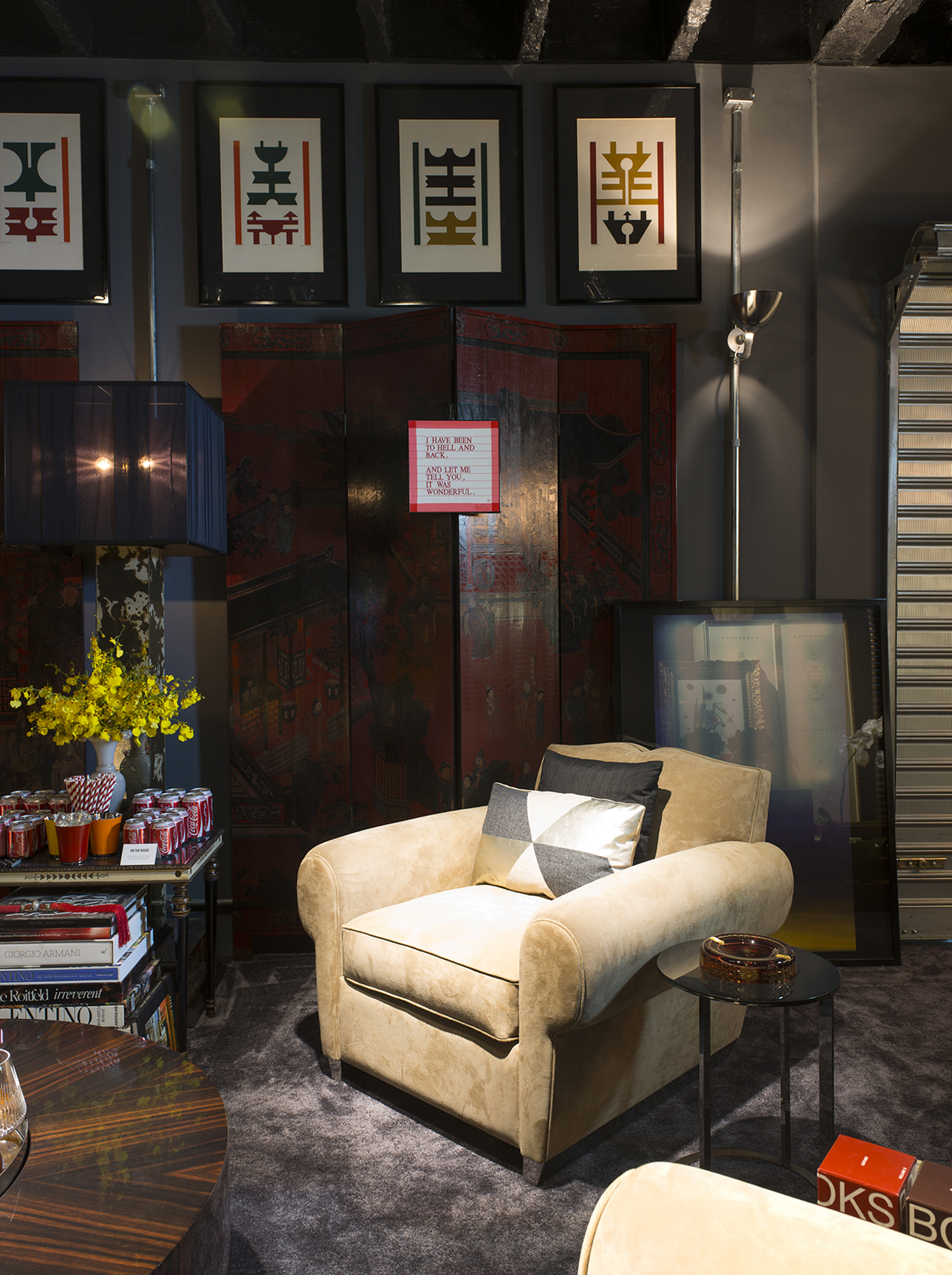 Unidade musical &eacute; usada como elemento decorativo em sala da CASACOR SP