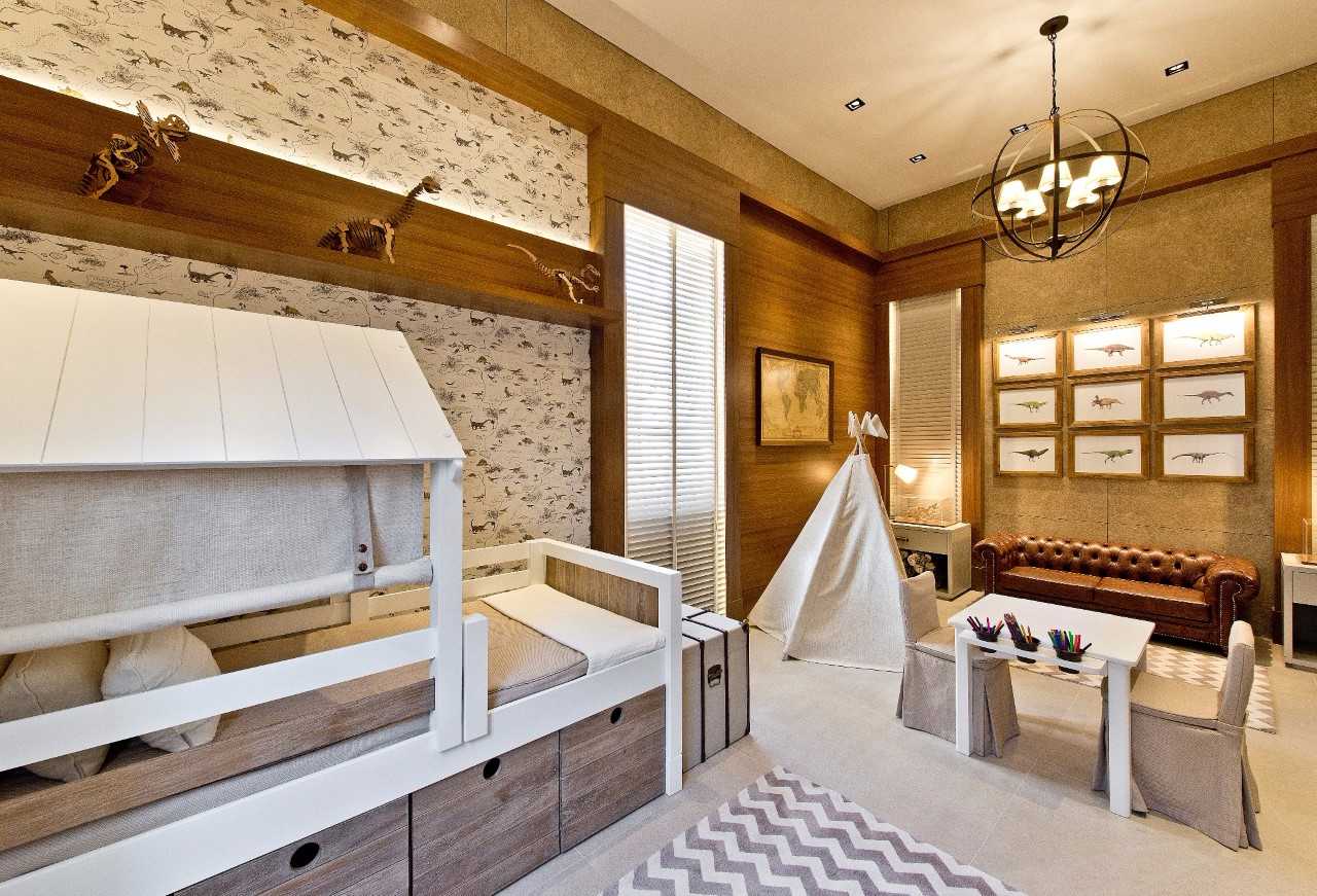 CASACOR SC 2017: Cores neutras e dinossauros no Quarto do Menino