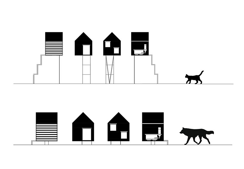 5-la-casita-del-barrio Pequenos abrigos para animais sem lar são construídos nas ruas do Equador