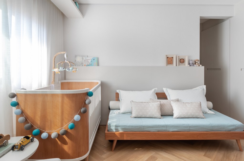 Quarto-infantil Marcenaria é solução em apartamento da Très Arquitetura