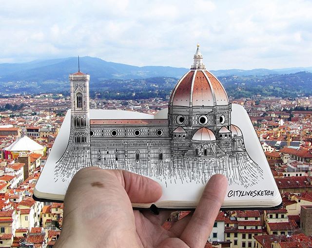 32178253_1808665149442519_2622414766450147328_n Artista recria prédios históricos em esboços hiperrealistas