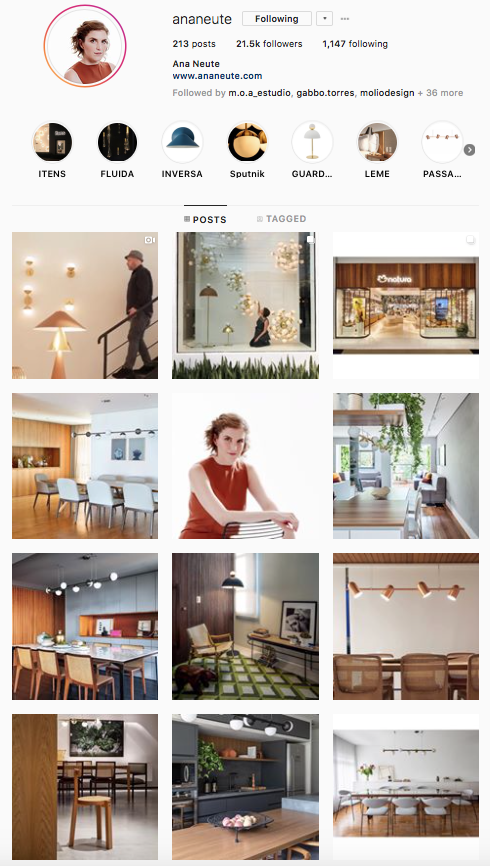 ananeute 35 contas do Instagram para quem adora design e arquitetura