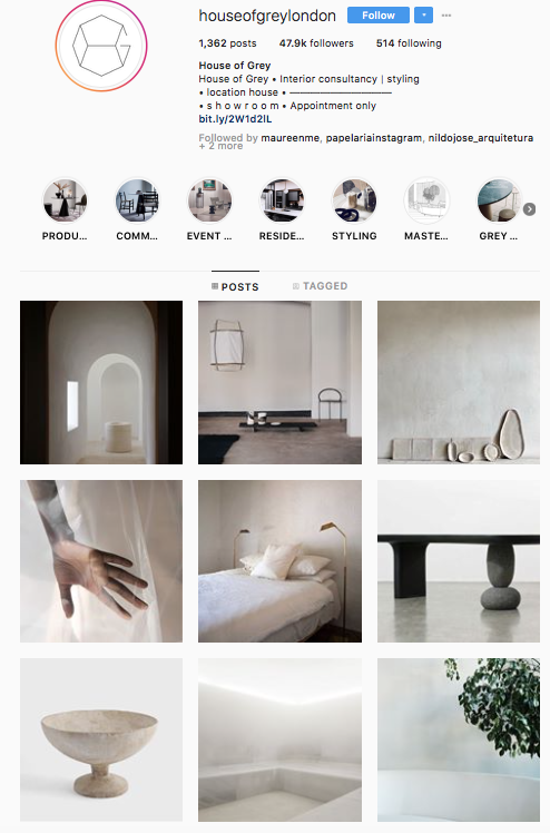 houseofgreylondon 35 contas do Instagram para quem adora design e arquitetura
