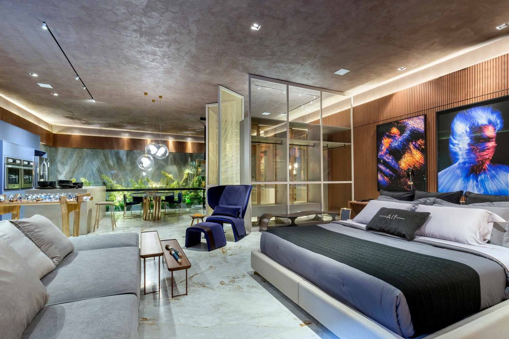 CASACOR Brasília: Loft ON/OFF concilia tecnologia e bem estar